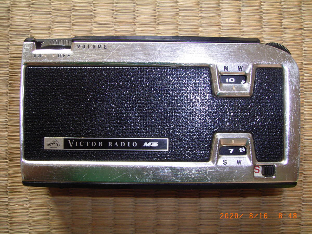 VICTOR 2BAND TRANSISTOR RADIO ビクター MODEL M.3 トランジスタ