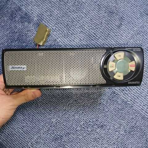 希少？】DAIHATSU ダイハツ純正OP 1DIN 車載用空気清浄機 Smikky OCS  