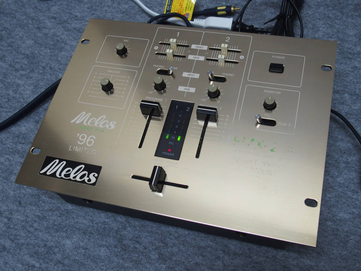 Melos DMC メロス PMX-2a DJミキサー（◎メロスMelos☆DJ