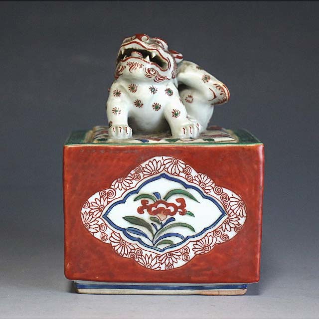 香炉 九谷焼 古美術 金襴手 赤絵 九谷焼買取】日本全国対応
