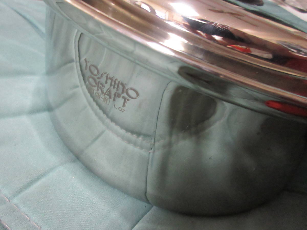 YOSHINO CRAFT ヨシノクラフト SW25 5.7L 両手鍋 IH可 レシピ本付 未