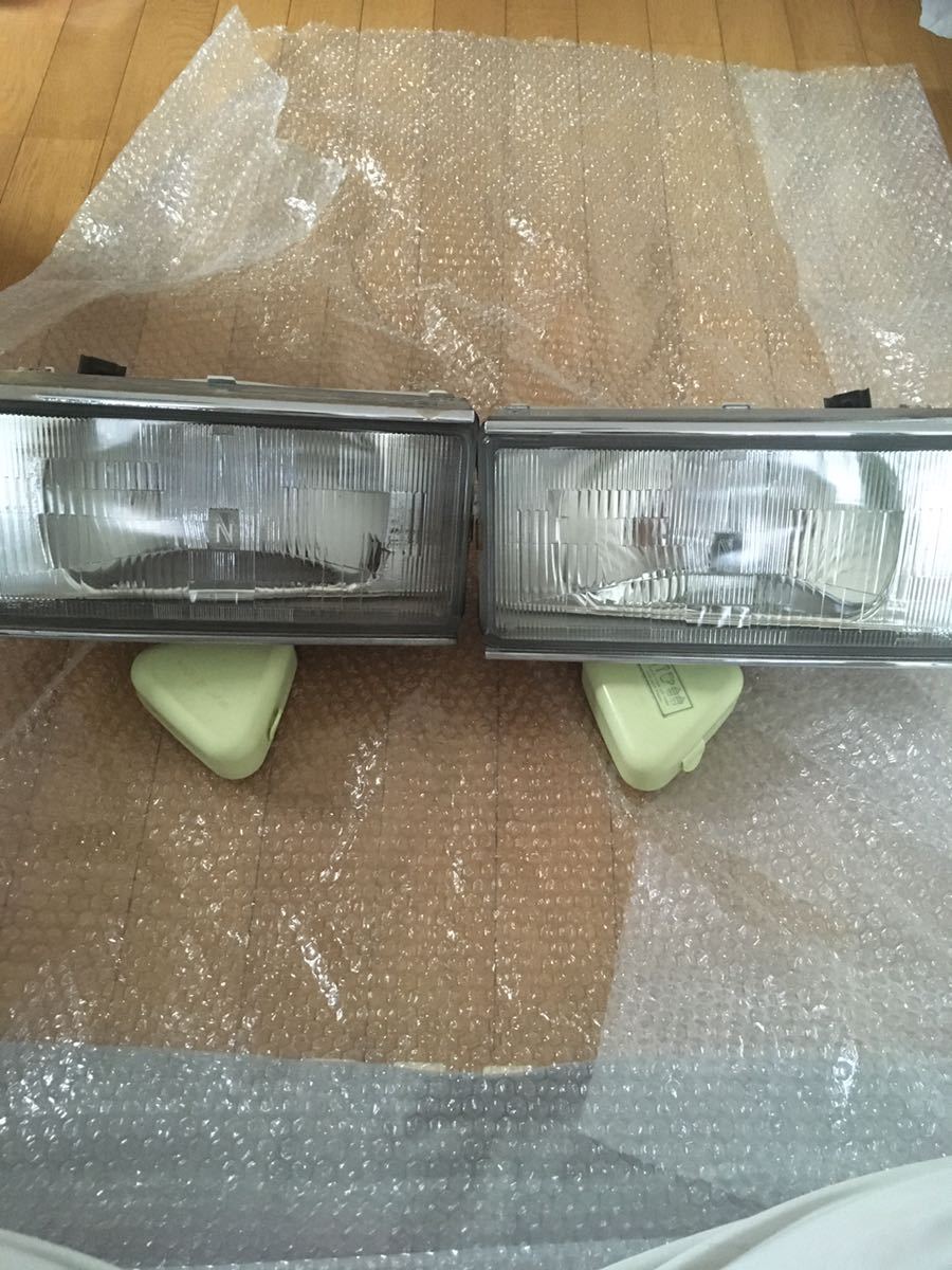 奥目ライト枠 メッキ デコトラ レトロ 希少 アートトラック 日野