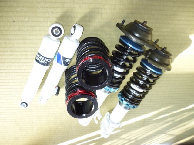 スズキスポーツ 車高調 Suzuki Sport ワゴンr 取外し アルト ワークス セルボ 4輪 スズキ 調整 減衰 ショック バネ サスペンション の落札情報詳細 ヤフオク落札価格情報 オークフリー スマートフォン版