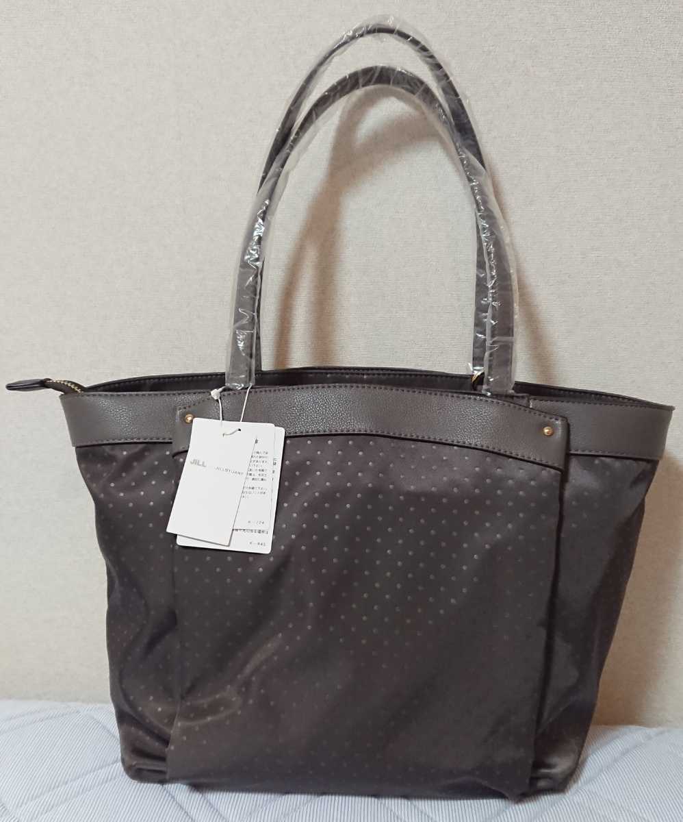 新品 新品 タグ付 スクエアリボントートバッグ ジルバイジルスチュアート Jill By Jillstuart チャコールグレー ショルダーバッグ トートバッグ の落札情報詳細 ヤフオク落札価格情報 オークフリー スマートフォン版