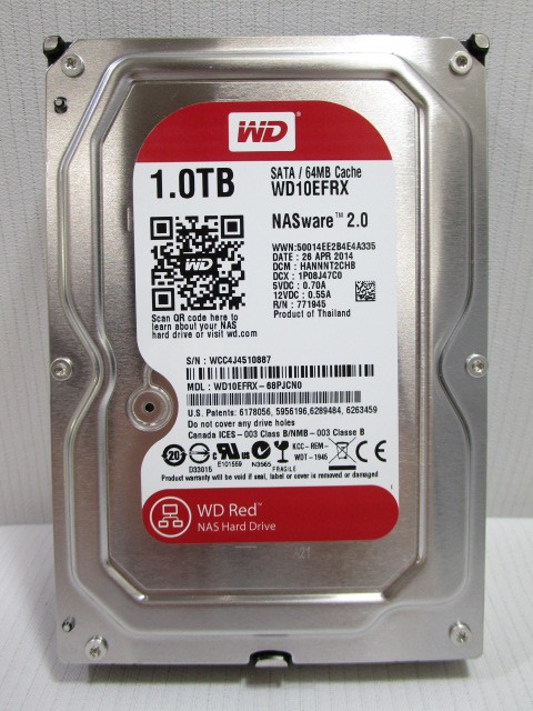 動作確認済 Wd Red Nas Hard Drive Hdd Wd10efrx 1 0tb 1tb Sata 3 5インチ クリッピング品500gb W04 0916 の落札情報詳細 ヤフオク落札価格情報 オークフリー スマートフォン版