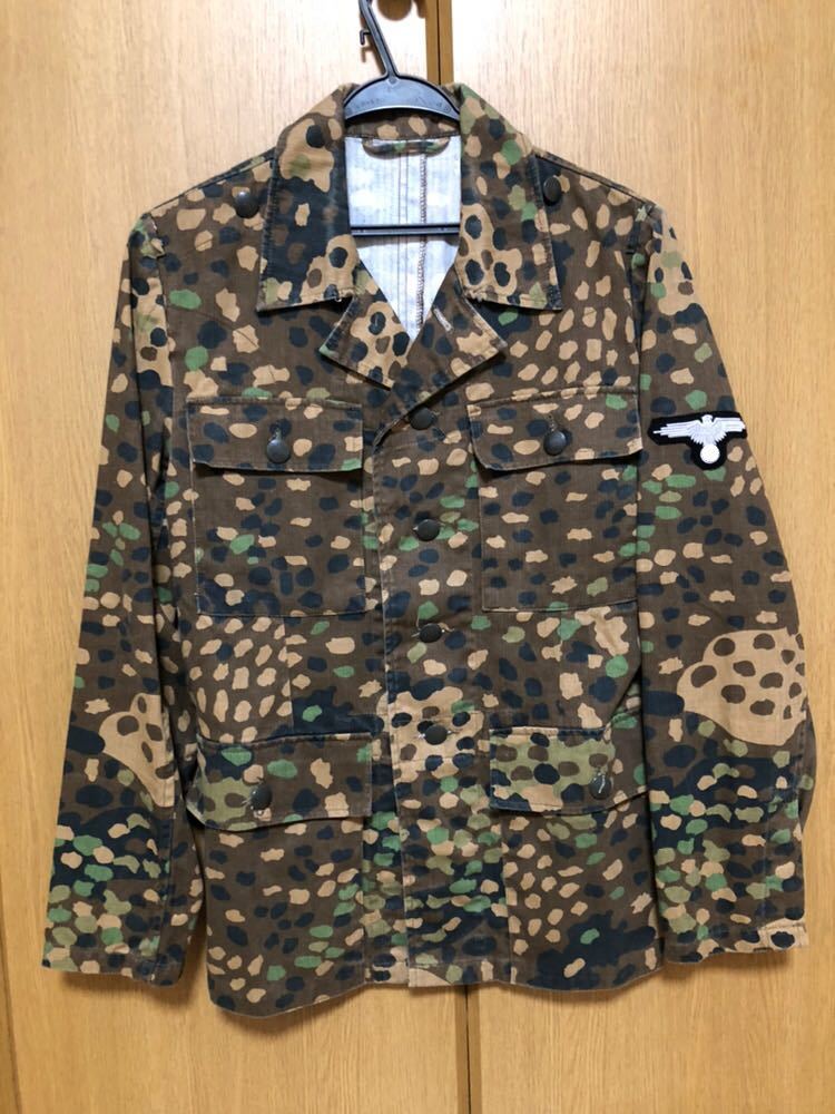 WW2 旧ドイツ軍 M44ドット迷彩戦闘服 武装親衛隊 武装SS WW2 旧ドイツ