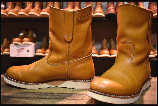 8e 良品 11年 レッドウィング 9866 ゴールドラセット ペコス ブーツ 茶 Redwing Pecos Hopesmore の落札情報詳細 ヤフオク落札価格情報 オークフリー スマートフォン版