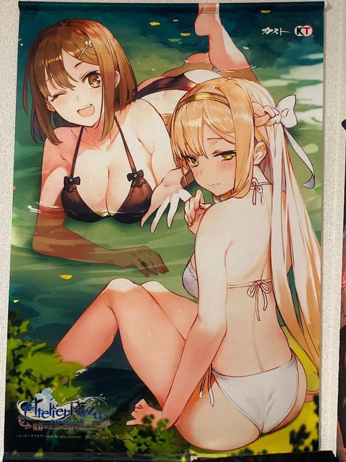 ライザのアトリエ 描き下ろしB2タペストリー クラウディア ライザのアトリエ B2タペストリー クラウディア ワンダーグー 店舗特典