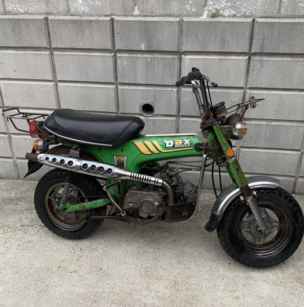 Dax St50 レストアベース 圧縮有 書類有 不動車 北九州市送料1000円 検モンキー シャリー エイプ の落札情報詳細 ヤフオク落札価格情報 オークフリー スマートフォン版