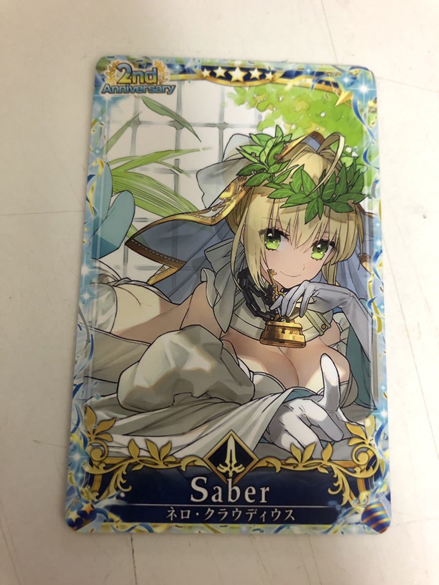 FGOアーケード ネロ・ブライド2周年記念フレーム 初期F 一枚 嫁ネロ