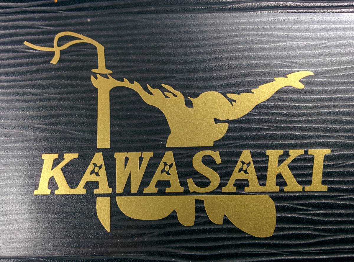 新品 Kawasaki 忍者 シルエット ステッカー ２枚組 バイク Ninja 刀 手裏剣 ゴールド の落札情報詳細 ヤフオク落札価格情報 オークフリー スマートフォン版