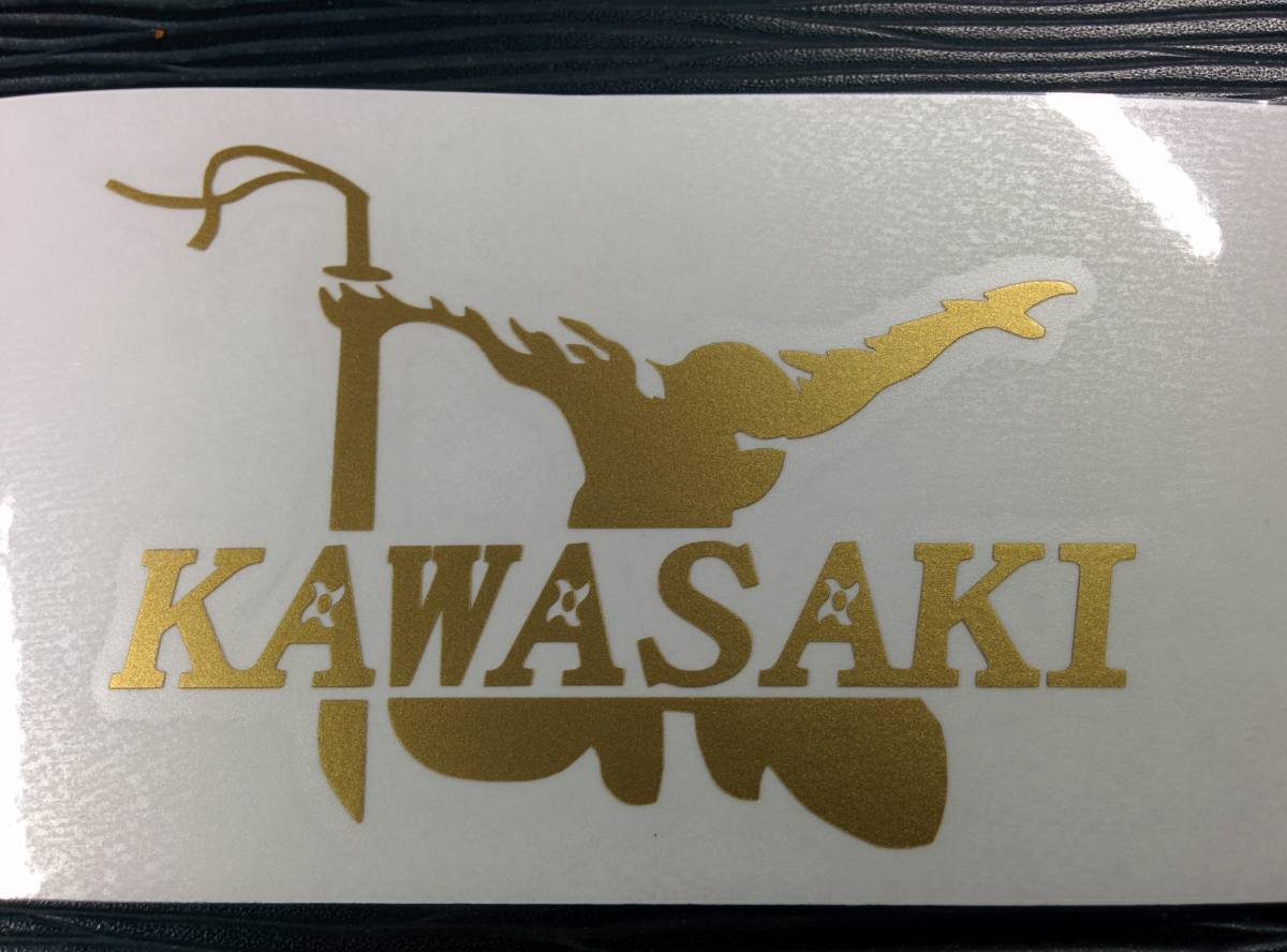 新品 Kawasaki 忍者 シルエット ステッカー ２枚組 バイク Ninja 刀 手裏剣 ゴールド の落札情報詳細 ヤフオク落札価格情報 オークフリー スマートフォン版