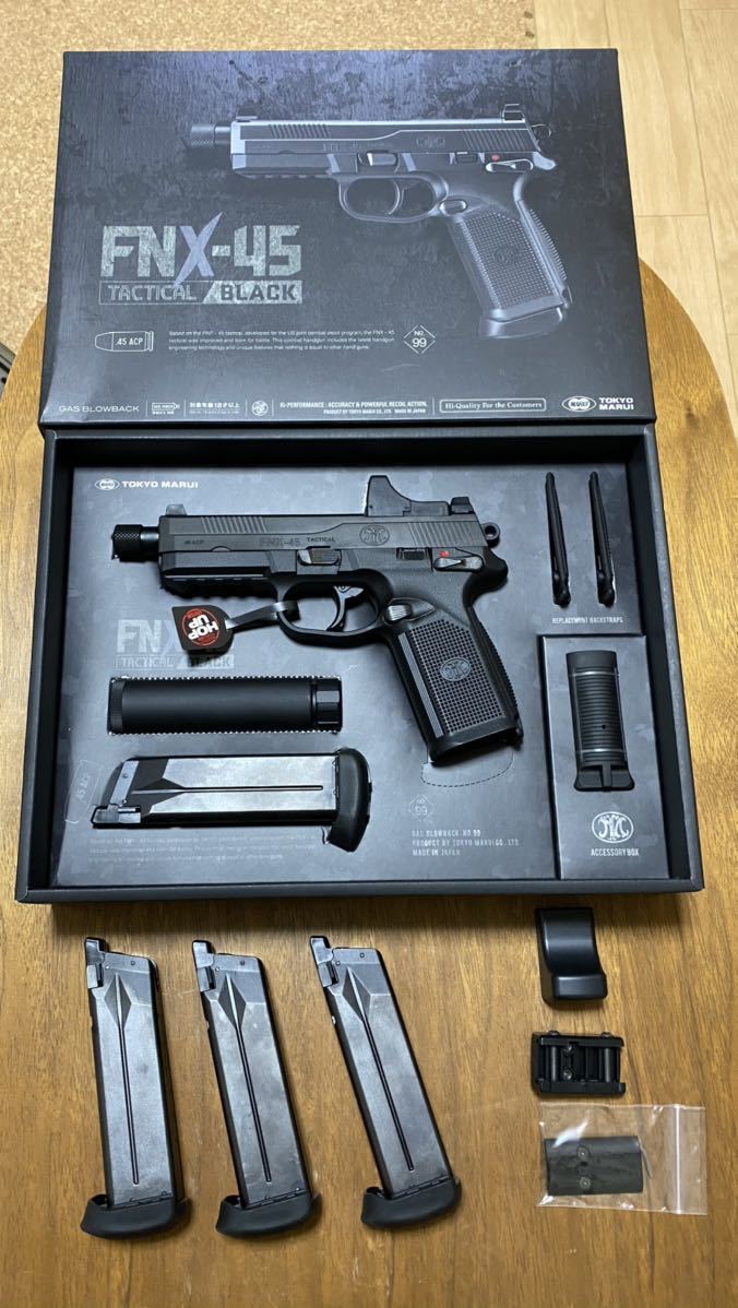 Volante Airsoft FNX45 スライドセット BK リアル刻印仕様