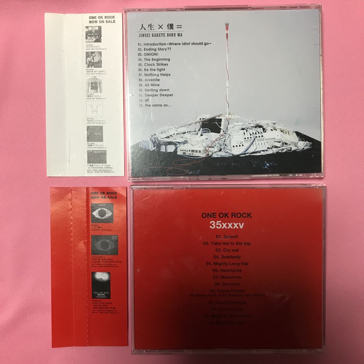 中古cd One Ok Rock Cd 2枚セット 人生 僕 35xxxv Cdアルバム ワンオクロック の落札情報詳細 ヤフオク落札価格情報 オークフリー スマートフォン版