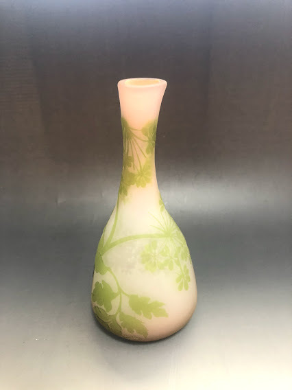エミール ガレ Galle オンベル紋 花瓶 花器 アール ヌーボー ヌーヴォー フランス アンティーク 本物保証 の落札情報詳細 ヤフオク落札価格情報 オークフリー スマートフォン版