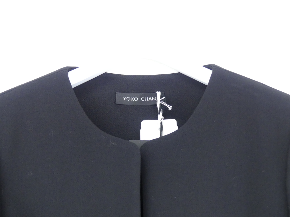 yokochan ヨーコチャン　黒パールジャケット　美品　4月４日〜７日配送停止 yokochan ヨーコチャン 黒パールジャケット 美品 4月4日〜7日配送