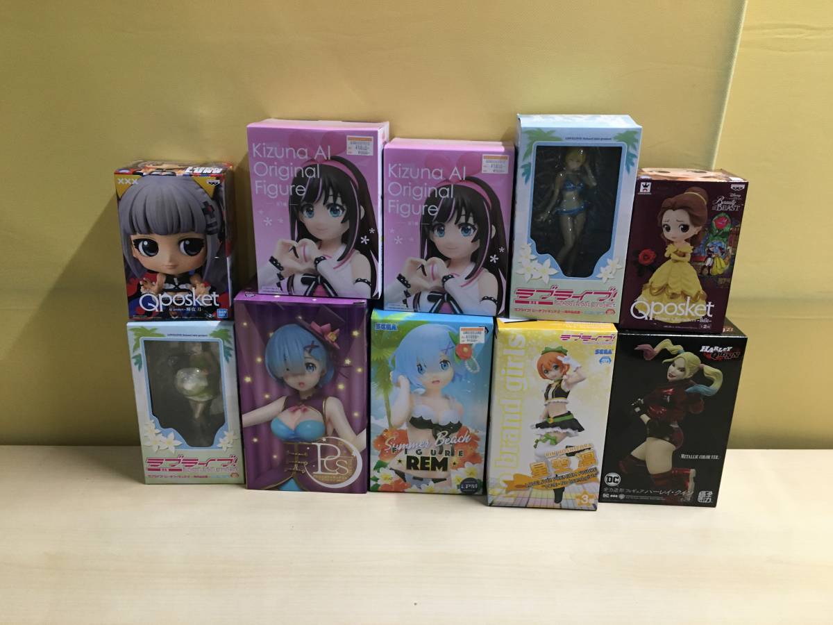 新品 未開封 男性向け フィギュア まとめ売りセット ラブライブ Vtuber キズナアイ 輝夜月 リゼロ ハーレクイン レム の落札情報詳細 ヤフオク落札価格情報 オークフリー スマートフォン版
