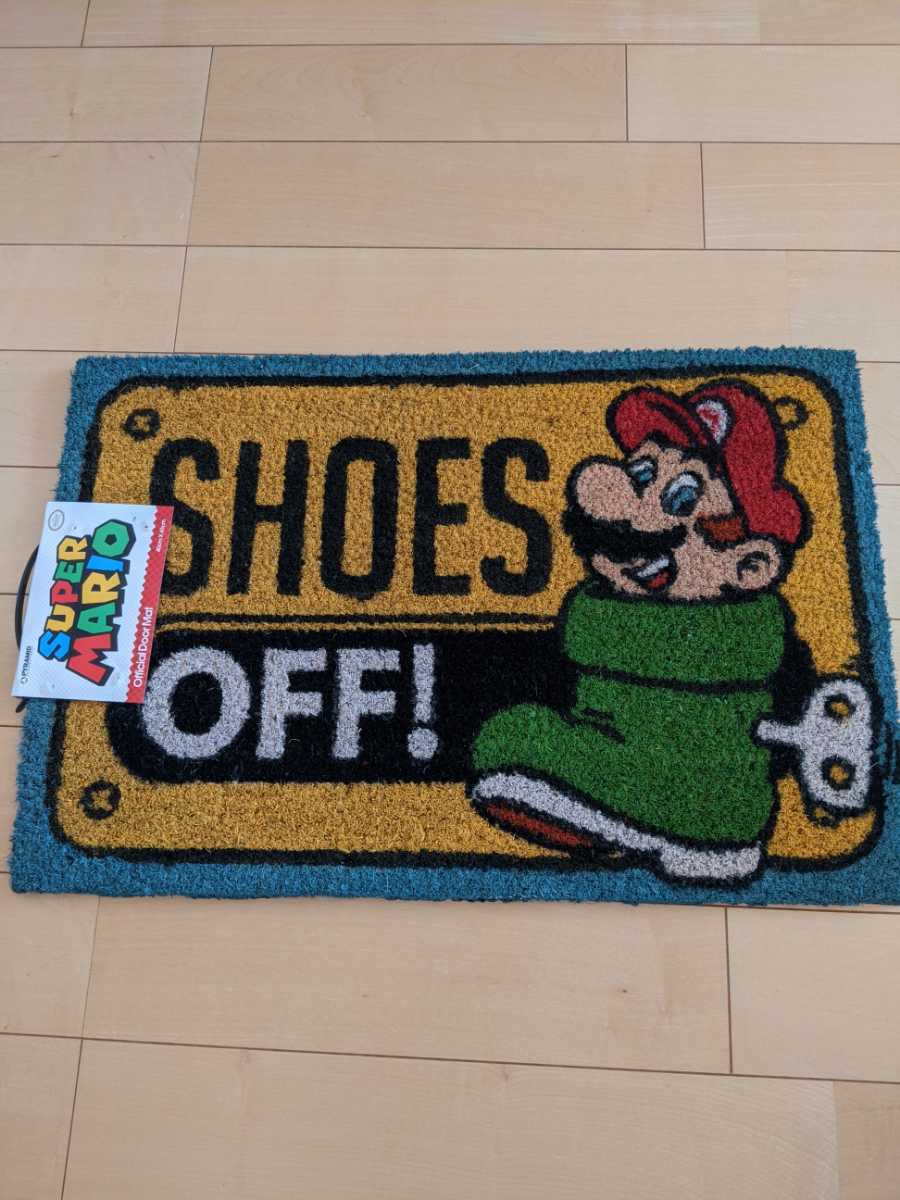新品】☆フロアマット 未発売 スーパーマリオ ☆ 玄関マット