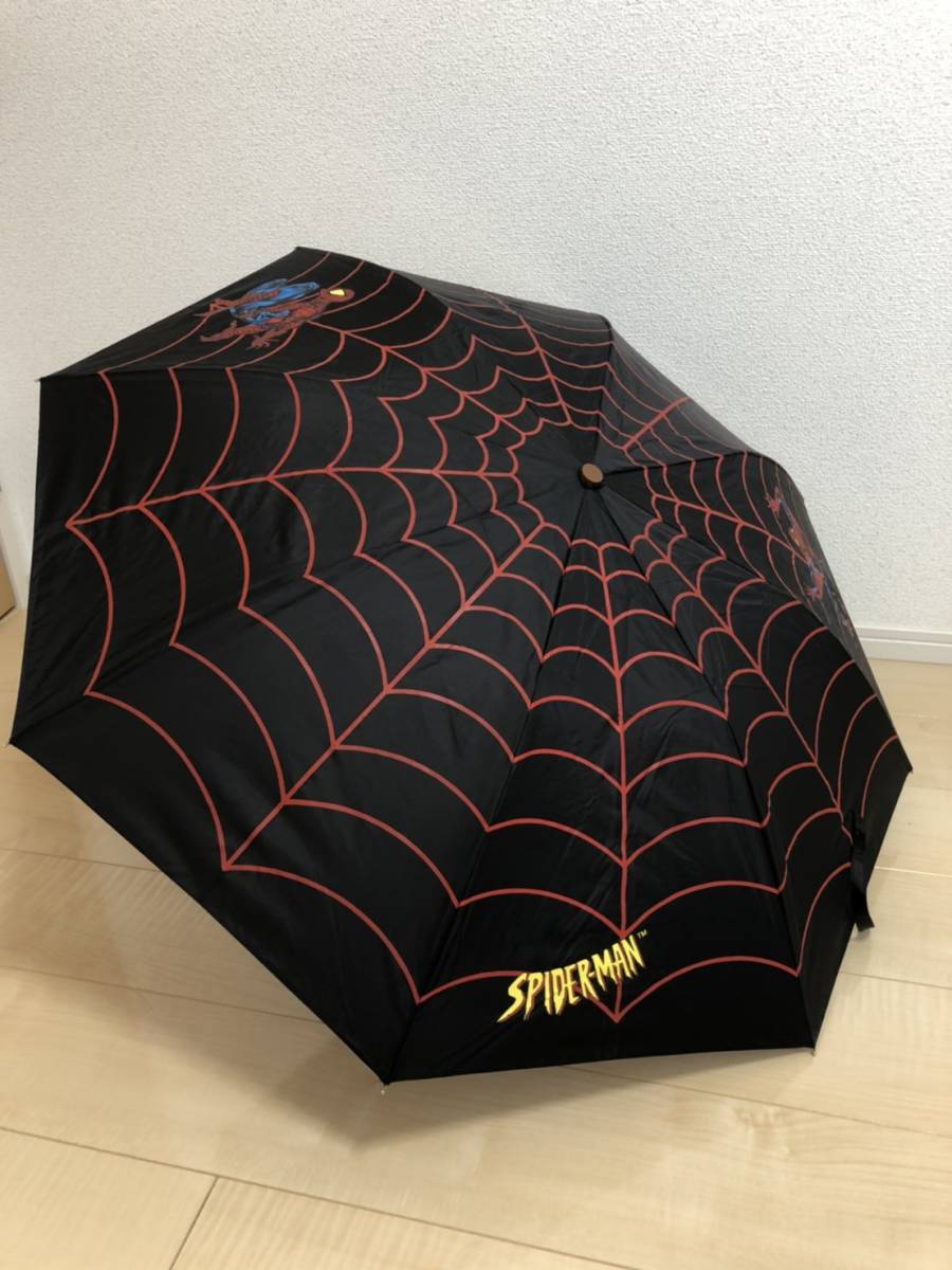 A Marvel 折りたたみ傘 スパイダーマン 黒 赤 マーベル Spider Man 傘 アンブレラ ロゴ イラスト 大人用傘 ブラック レッド の落札情報詳細 ヤフオク落札価格情報 オークフリー スマートフォン版