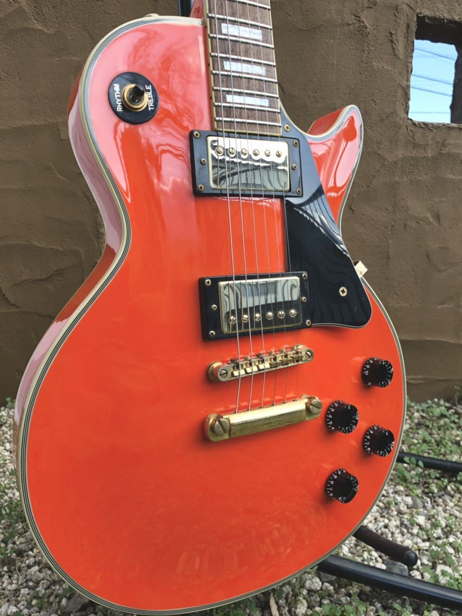 Grass Roots エレキベース オレンジ Grass Roots by ESP グラスルーツ オレンジ レスポール 中古 の落札