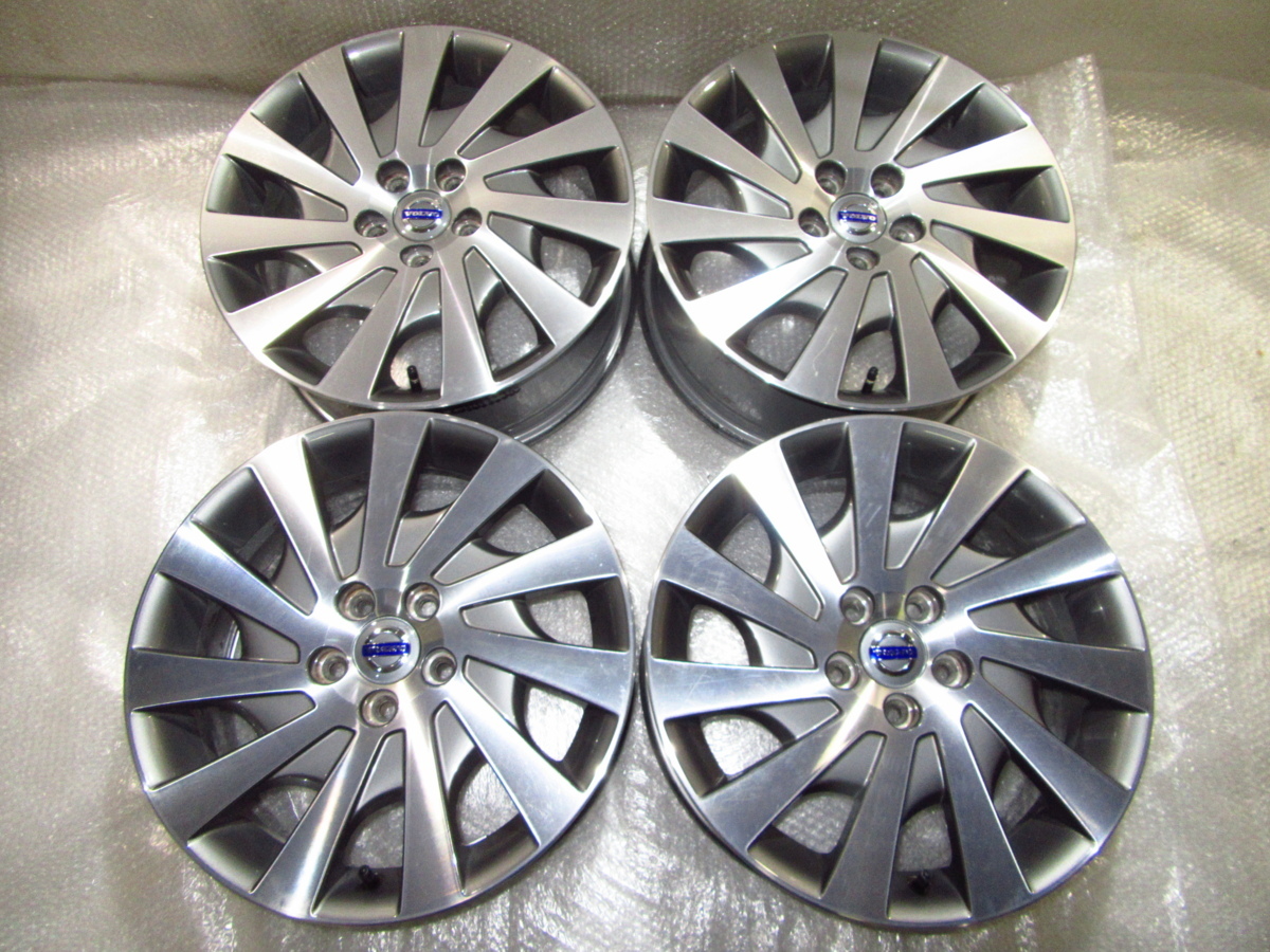VOLVOボルボV70 T4SE純正17インチアルミホイールのみ4本 17x7j+50 5H