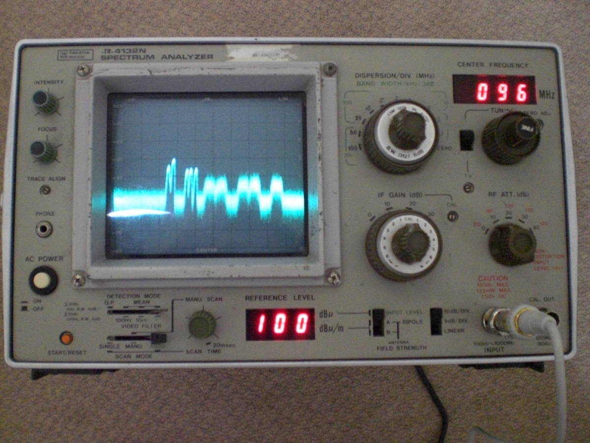 タケダ理研 スペクトラムアナライザー TR-4132N TAKEDA RIKEN SPECTRUM