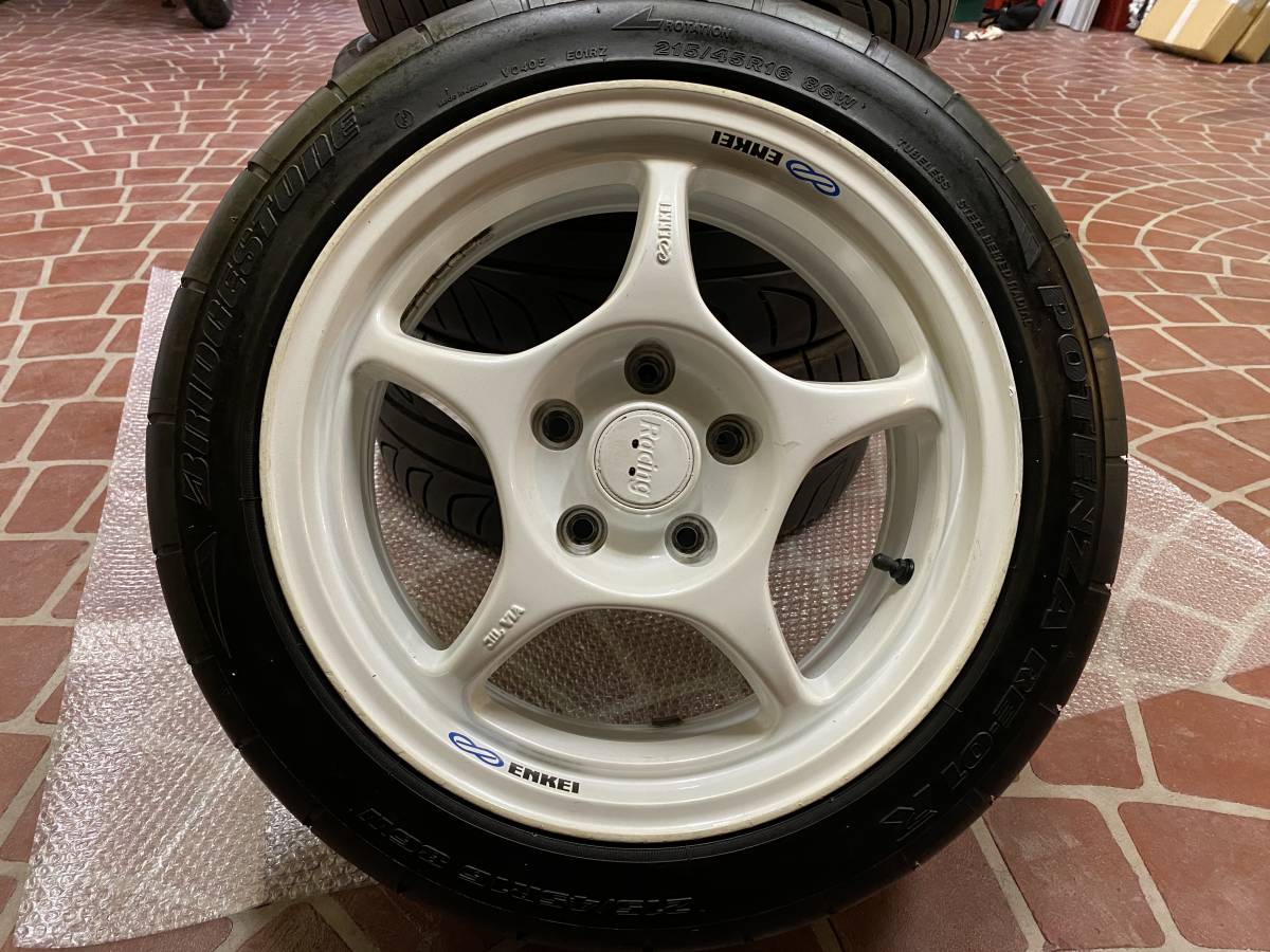 エンケイRP01 NSX 7J×16+35 RE-01R 215/45R16 8J×17+38 RE-11A245