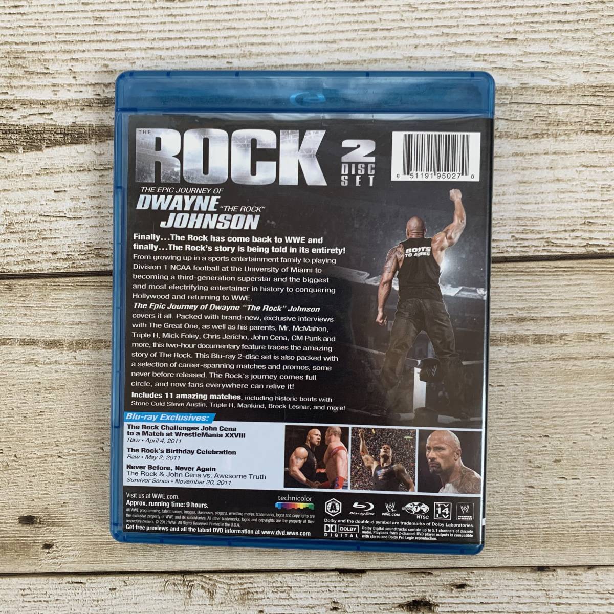 WWE ドゥエイン・ジョンソン　ザ・ロック　エピック・ジャーニー　DVD 新品 WWE ドゥエイン・ジョンソン ザ・ロック エピック・ジャーニー