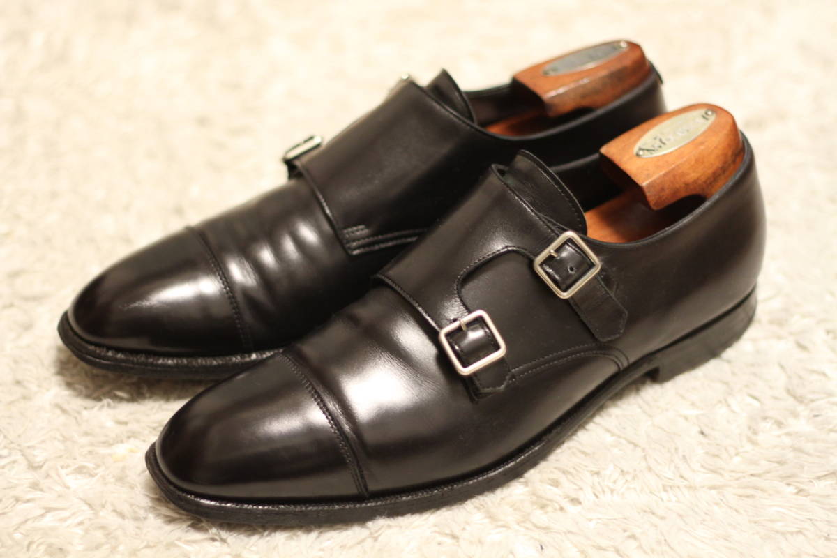 人気CROCKETT &amp; JONES CADOGAN ダブルモンクストラップ 7E(最高級