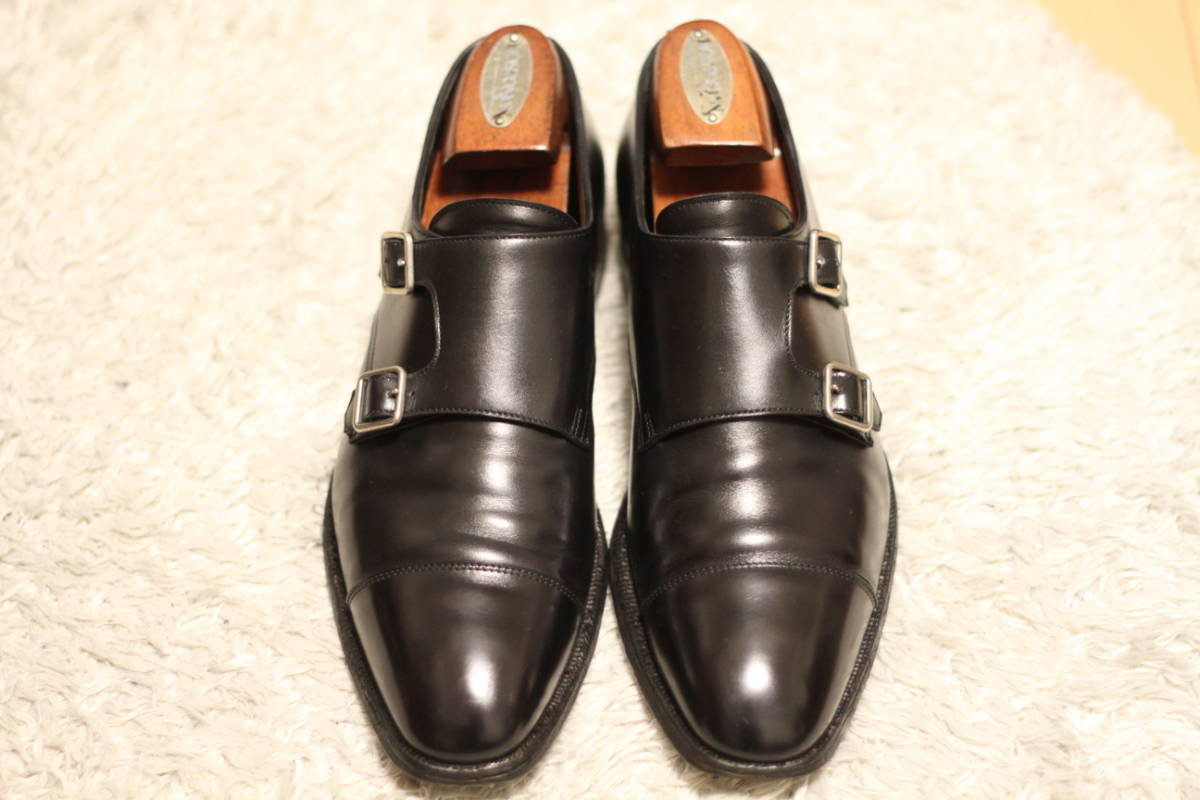 人気CROCKETT &amp; JONES CADOGAN ダブルモンクストラップ 7E(最高級