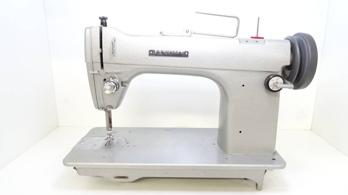 JANOMEミシン 革縫い モーター付 職業 工業 美品 アンティーク