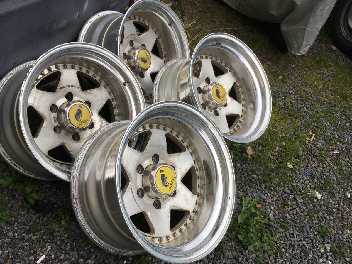 16インチ　深リムホイール　ランクル RIDE custom wheels 16インチ pcd150 5h 深リム ランクル アルミホイール