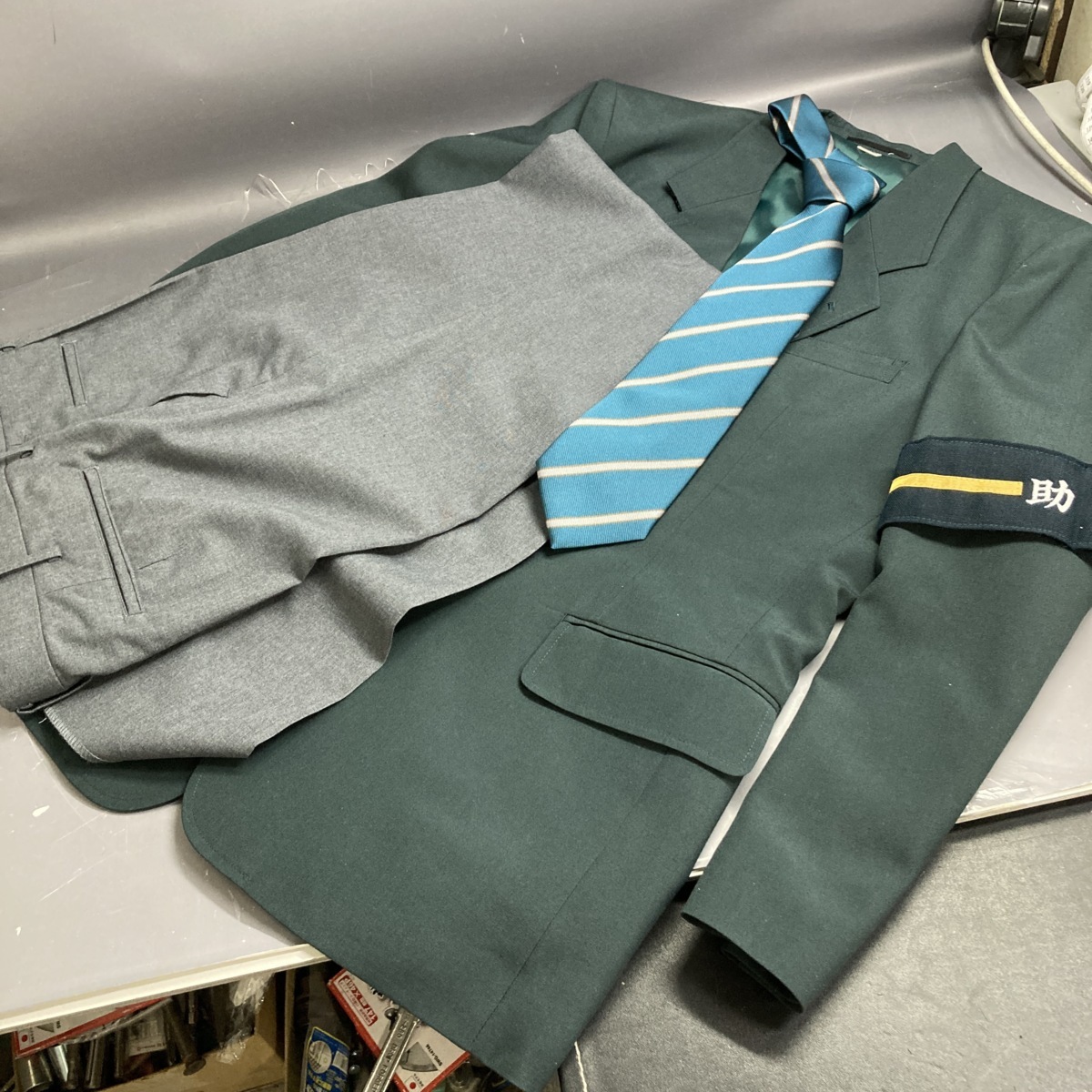 京阪電気鉄道 京阪電車 制服 サイズA6 上下 ネクタイ セット