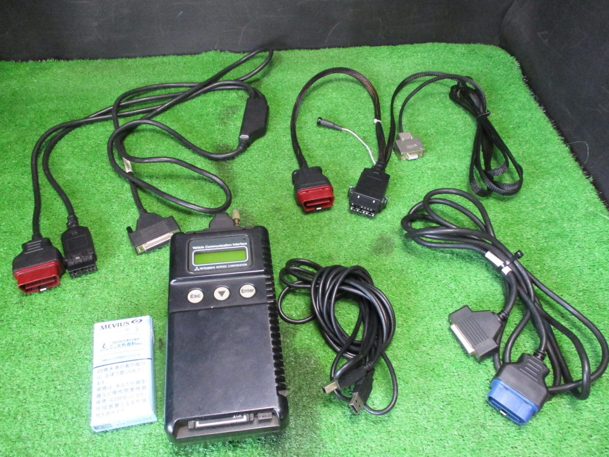 菱仲c475 三菱 自動車診断ツール『MUT-3/MUT-Ⅲ』USB・接続ケーブル×4