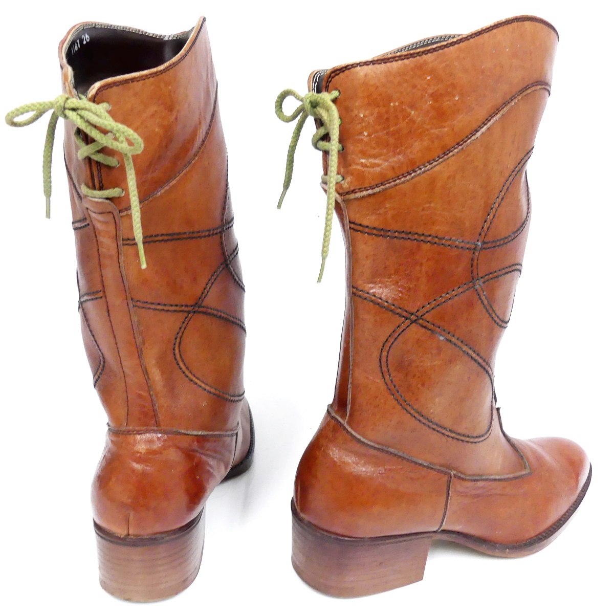 即決☆Pedwin☆26cm レザーウエスタンブーツ ペドウィン TEXAS