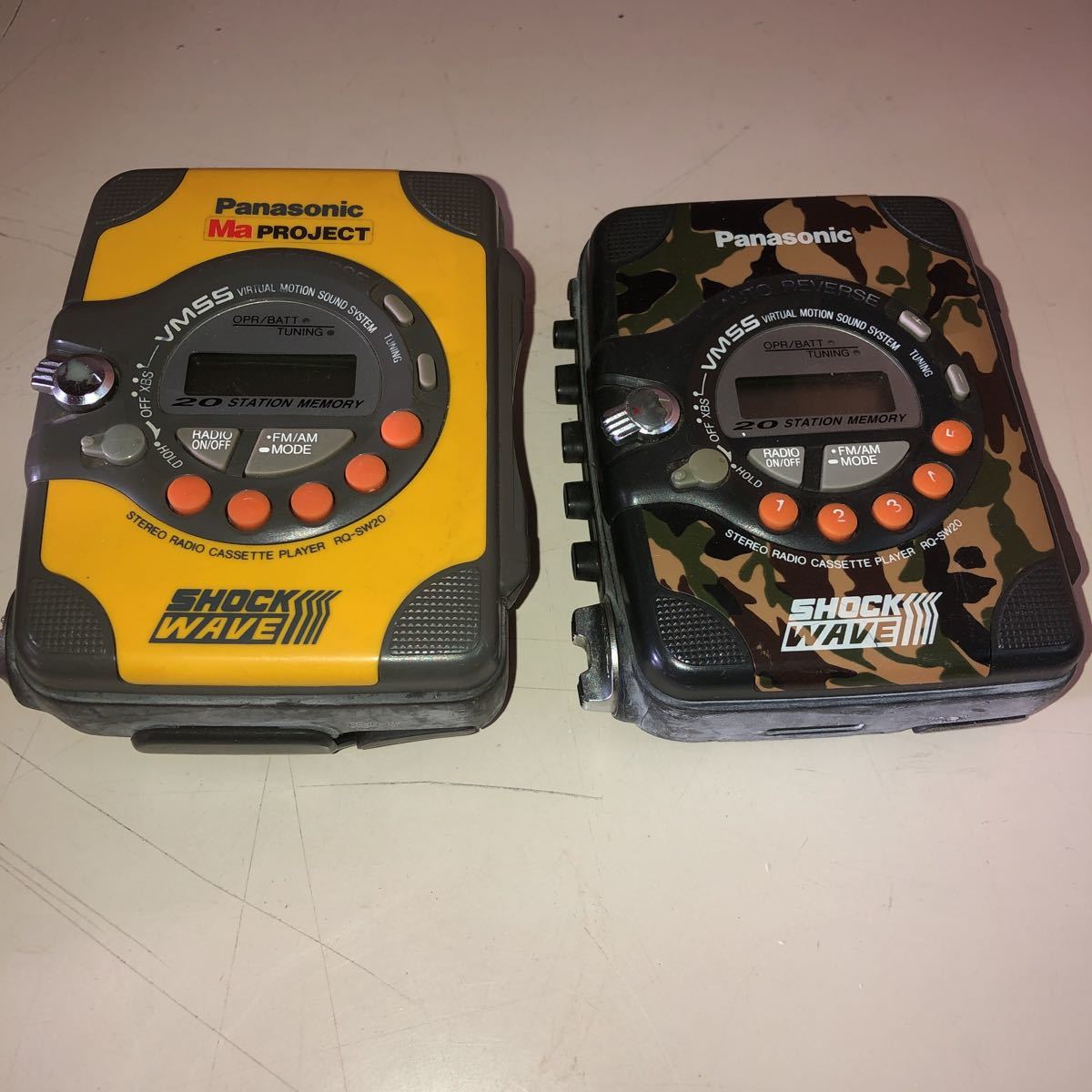 ジャンク】Panasonic SHOCK WAVE RQ-SW20（☆1円スタート