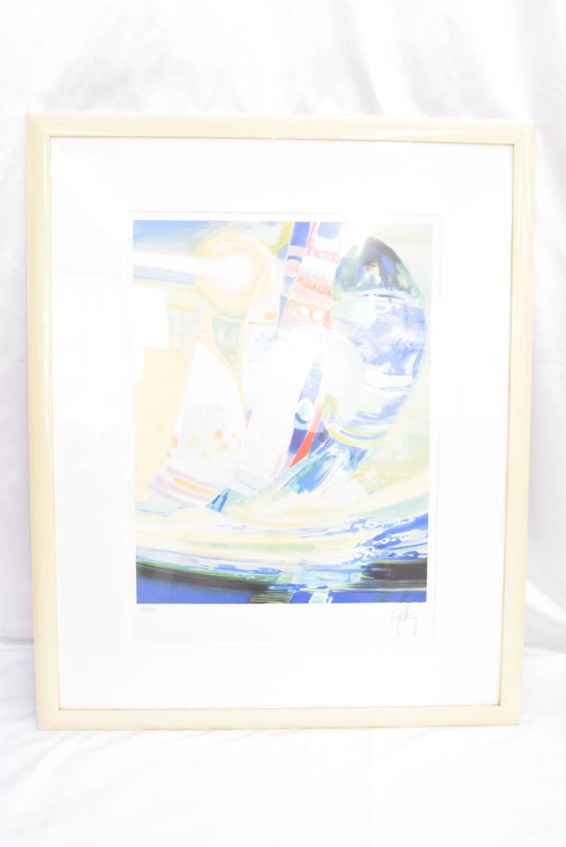 【ダニエル・ジェリス】”レガッタIII”リトグラフ 絵画 152/180 セール価格】ダニエル・ジェリス BOUQUET ECLATE「満開の花束