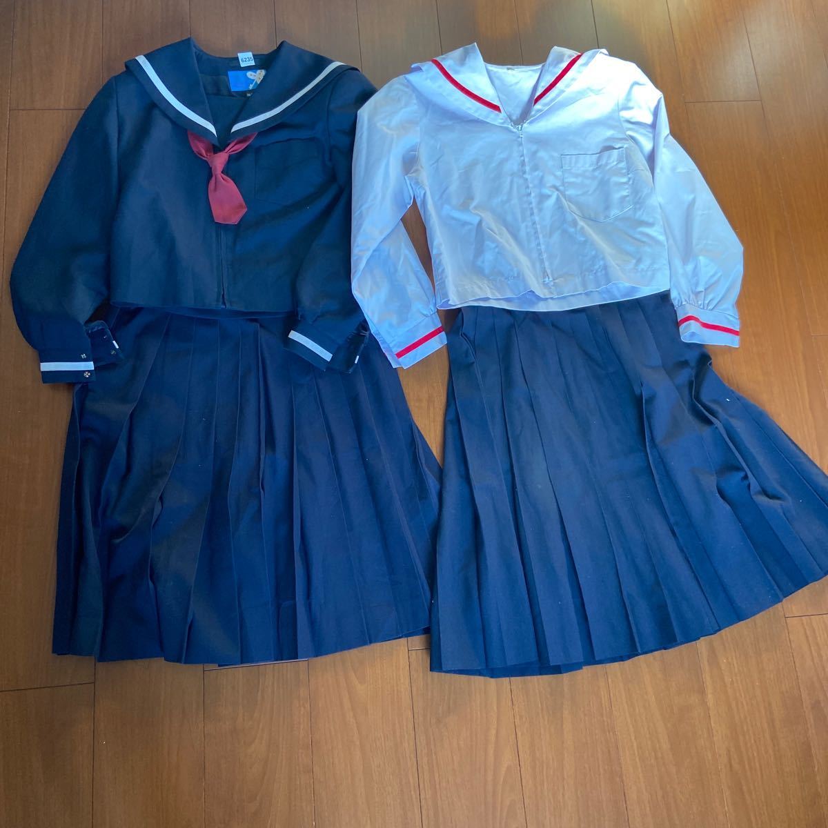 新品 コスプレ衣装 冬服 夏服 中間服 上下セット セーラー服 ブレザー 長袖 半袖 制服 Jk Jc 女子高生 女子中学生 7着 福袋 165a Lサイズ の落札情報詳細 ヤフオク落札価格情報 オークフリー スマートフォン版