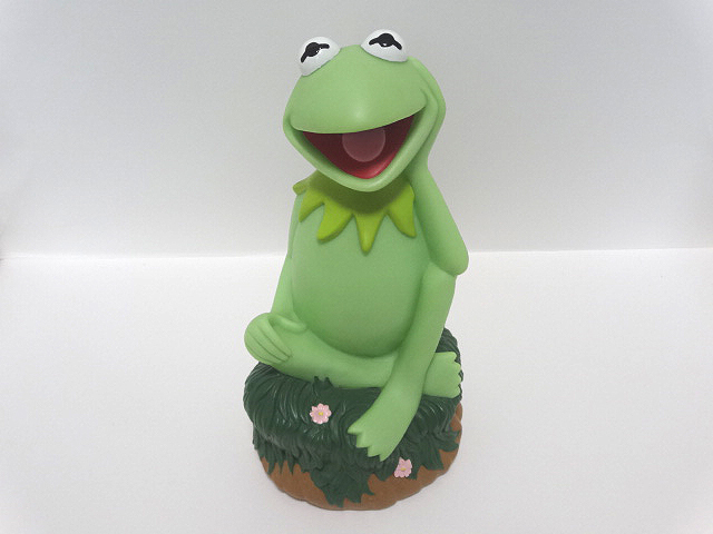 セサミストリート カーミットの貯金箱 Applause カエル フロッグ Tm Henson の落札情報詳細 ヤフオク落札価格情報 オークフリー スマートフォン版