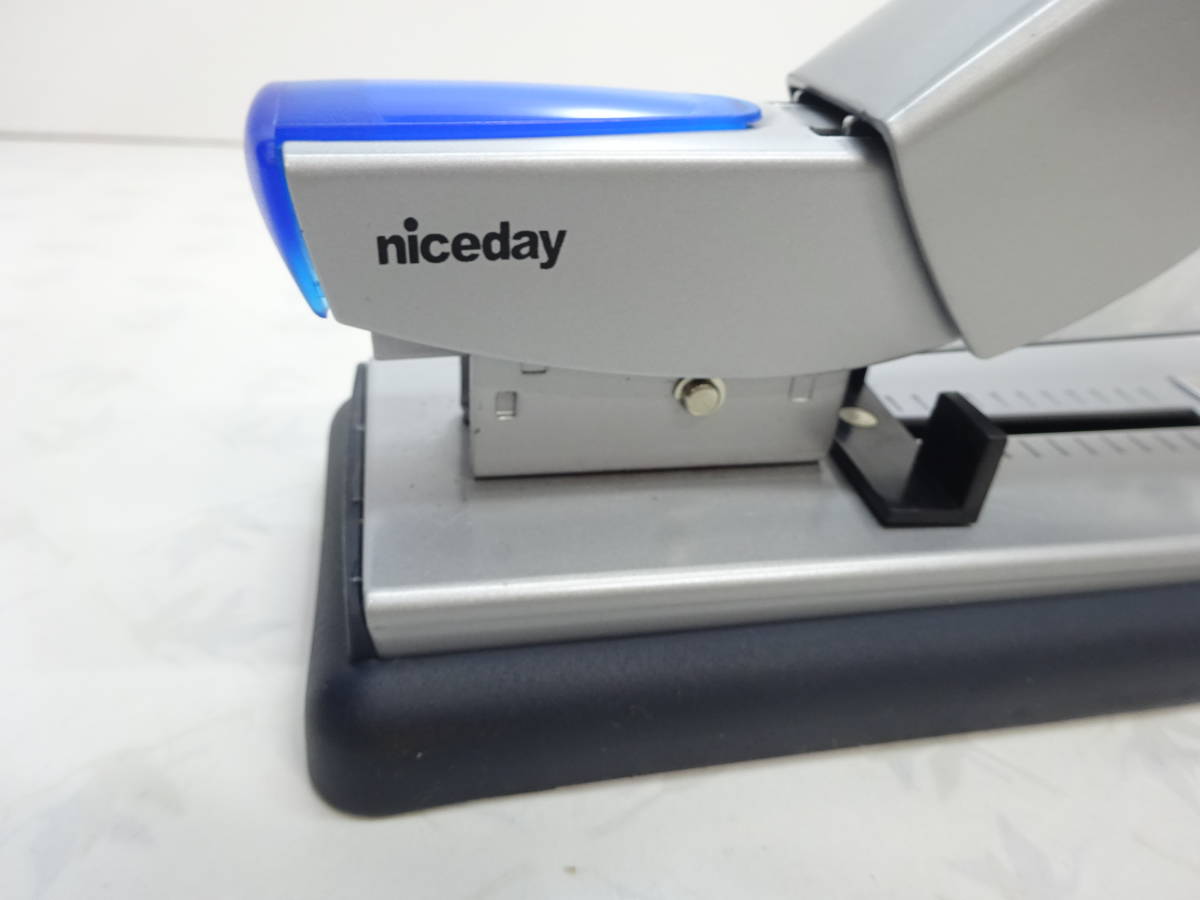 niceday ナイスデイ stapler 大型ホッチキス 100枚綴じ 事務用品 資料綴じの落札情報詳細 ヤフオク落札価格検索 オークフリー