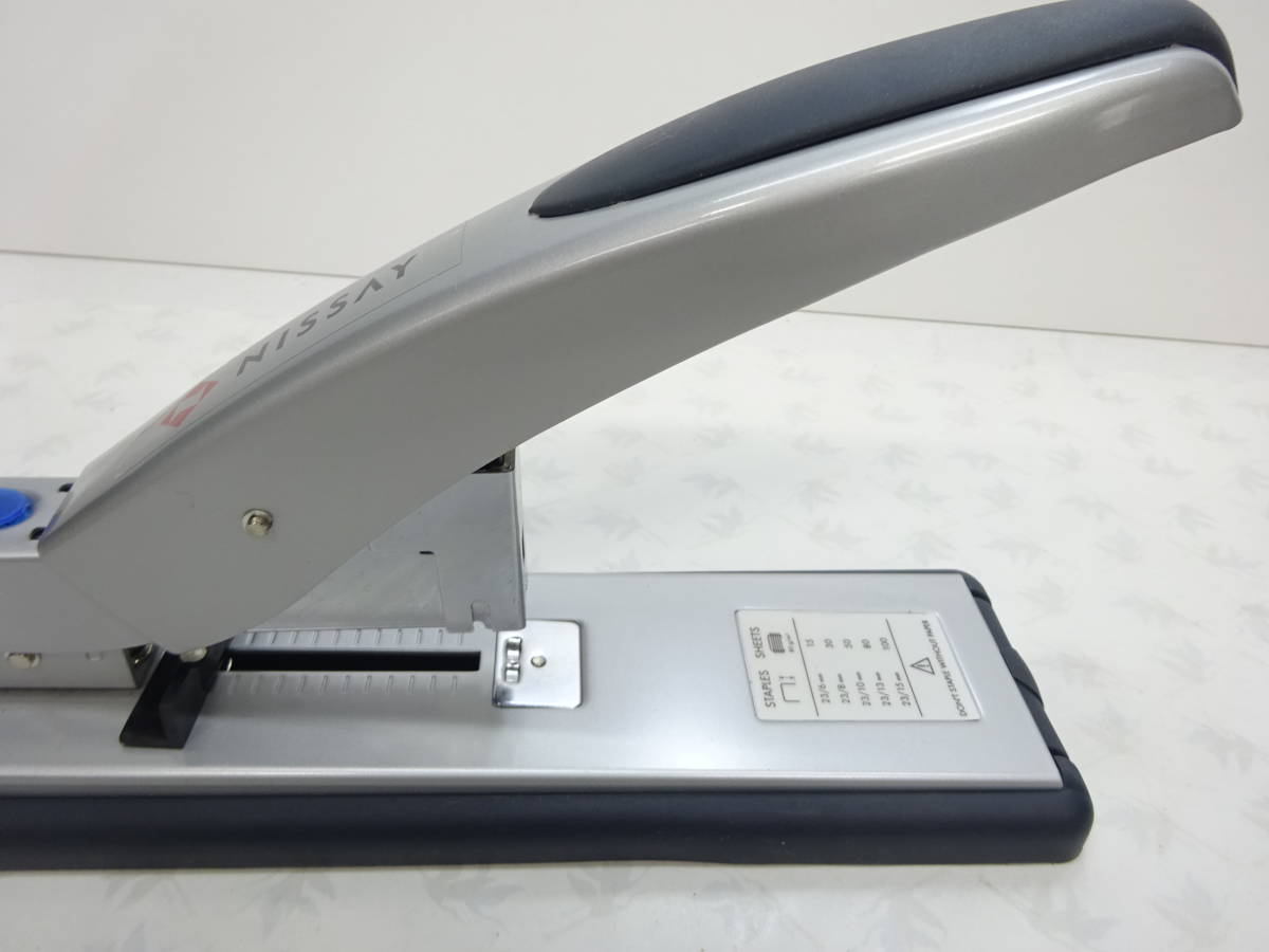 niceday ナイスデイ stapler 大型ホッチキス 100枚綴じ 事務用品 資料綴じの落札情報詳細 ヤフオク落札価格検索 オークフリー