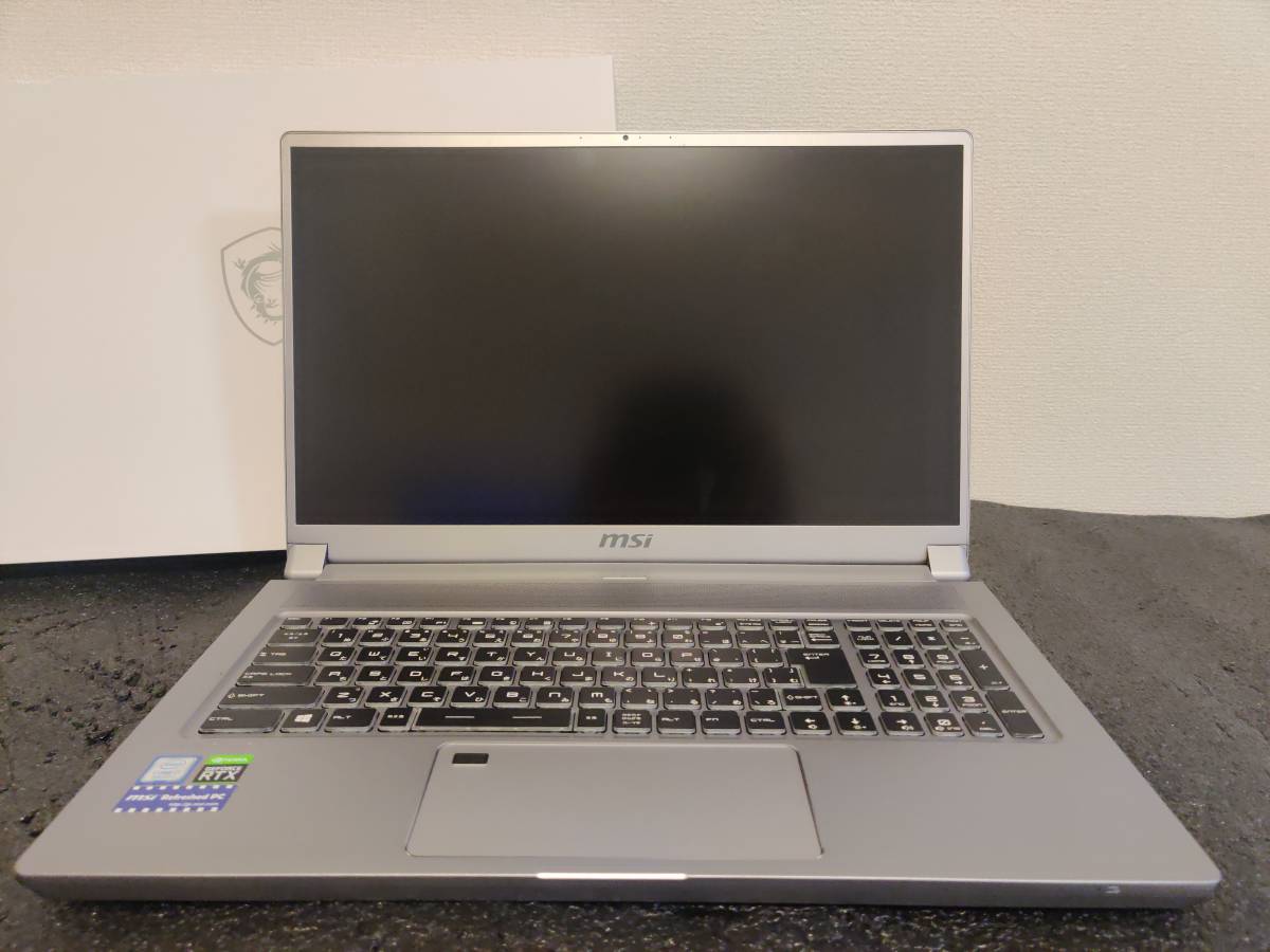 美品 MSI クリエイター&ゲーミングノートPC PRESTIGE P75 17.3インチ ...