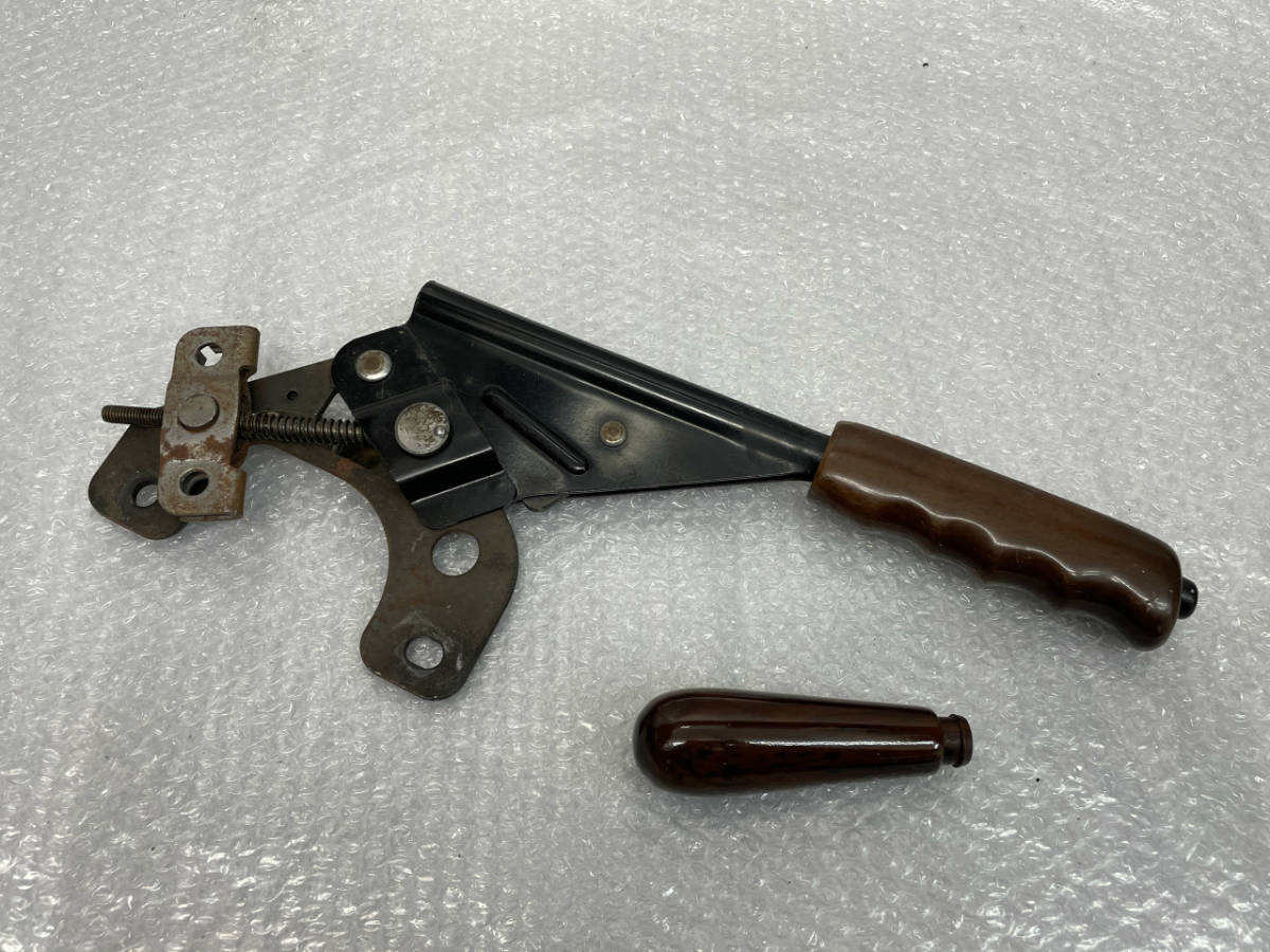 希少 サンバー 純正オプション ウッド サイドブレーキノブ TT TV TW