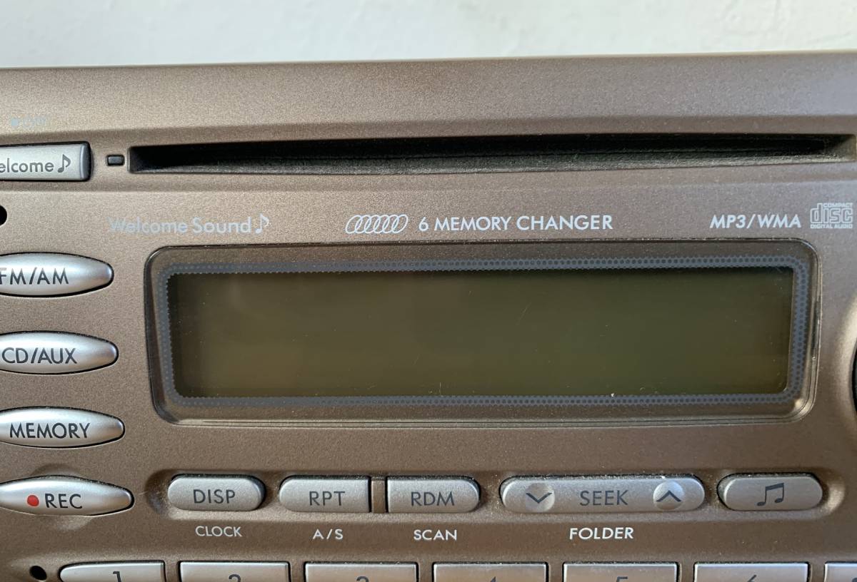 ステラ RN2 オーディオ 希少ウェルカムサウンド付き スバル ステラ 純正オーディオ RN1 RN2