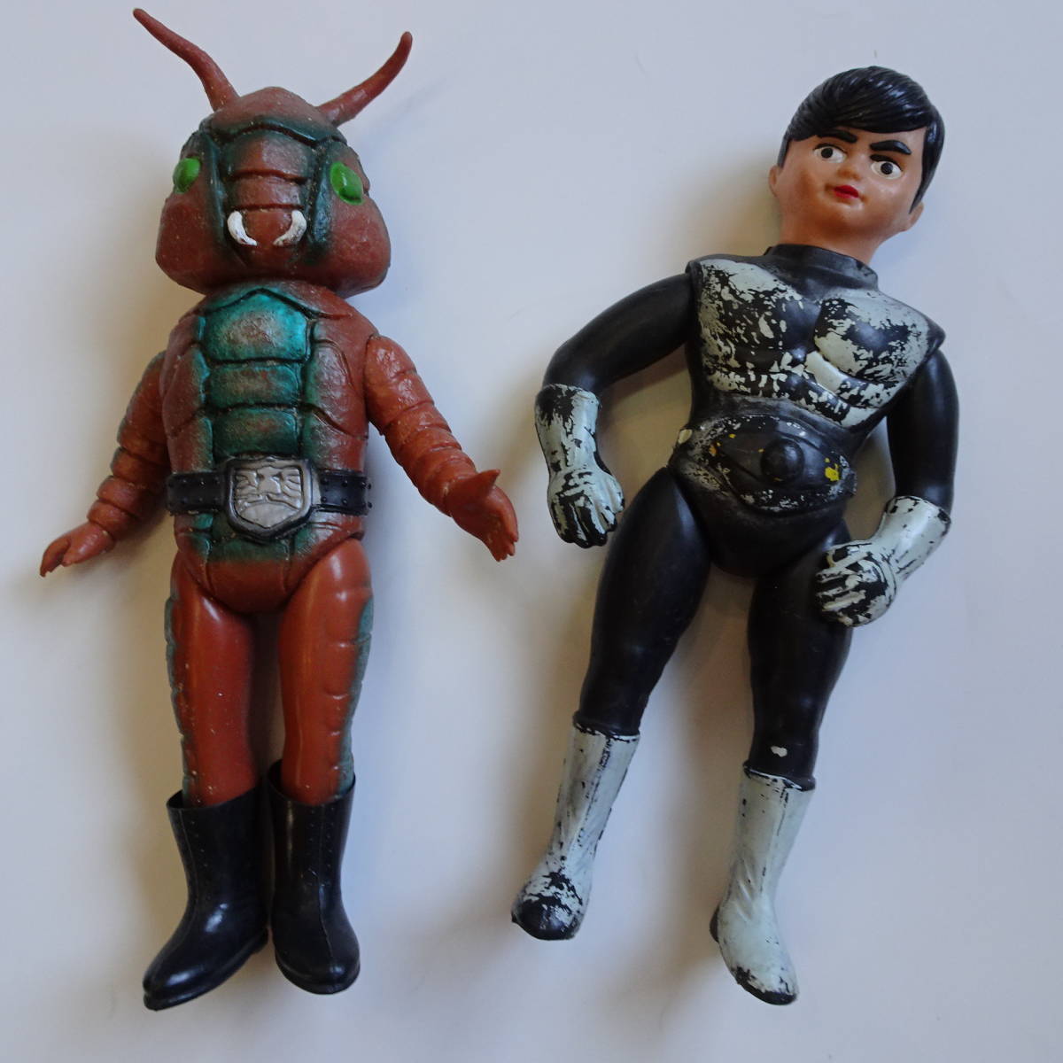 当時物 仮面ライダーの怪人 ザンブロンゾ 旧バンダイ ソフビ 石森プロ 当時物 仮面ライダーの怪人 ザンブロンゾ 旧バンダイ ソフビ 石森プロ