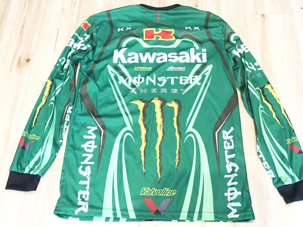 美品 モンスターエナジー ロングTシャツ XL モトクロス ジャージ