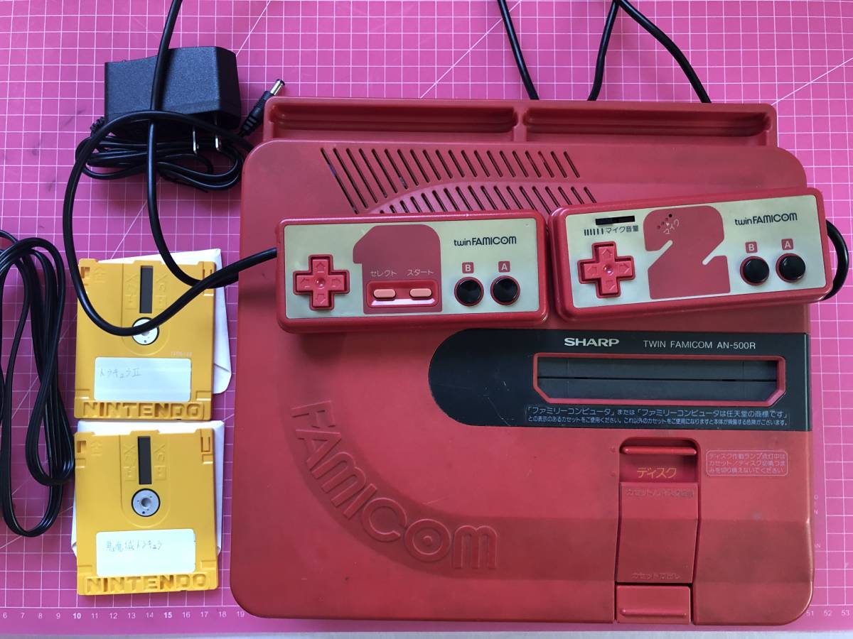 ファミコンディスクシステム12枚 ディスクシステム本体、ゲームソフト