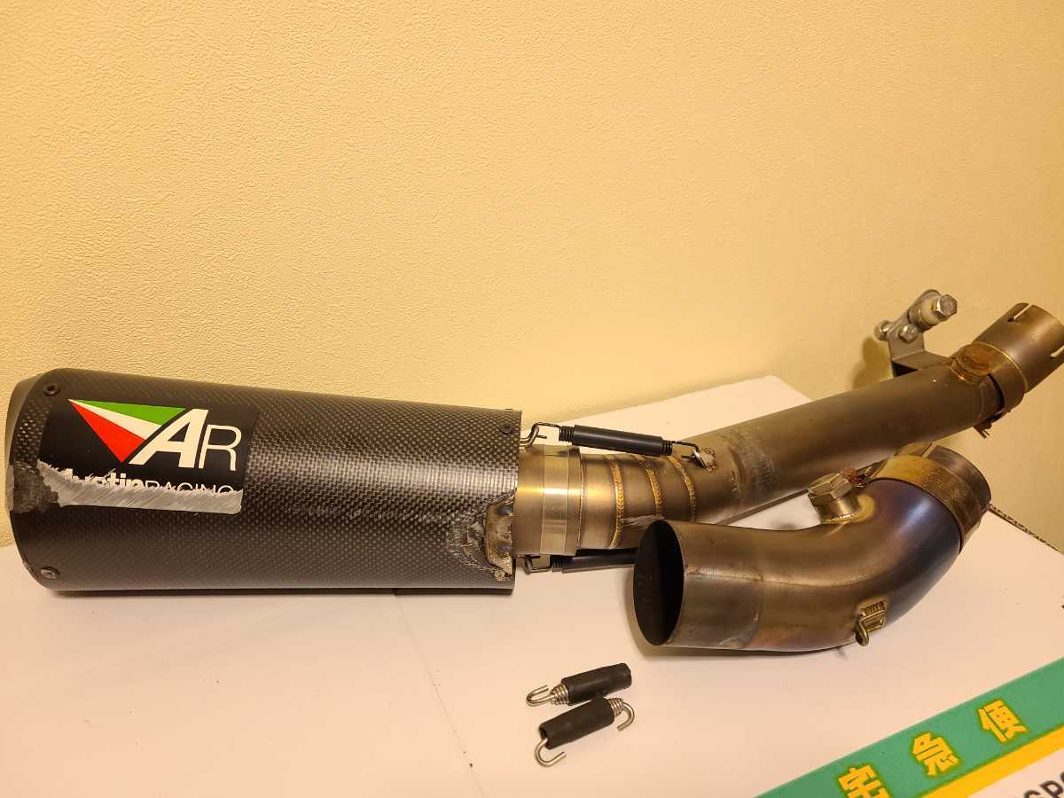 正規品 転倒傷あり Austin racing スリップオンマフラー ZX-10R zx10rr