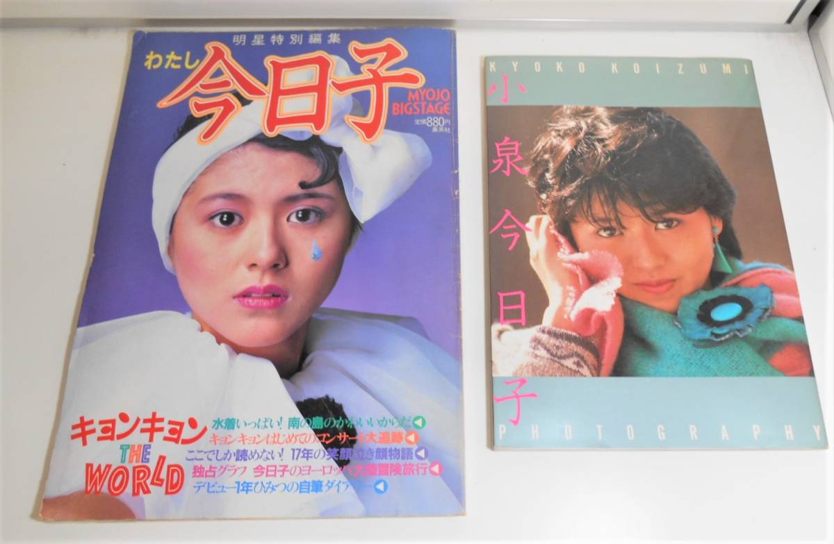 Zh2105 まとめて 2冊セット 小泉今日子 写真集 キョンキョンthe World 集英社 近代映画社 の落札情報詳細 ヤフオク落札価格情報 オークフリー