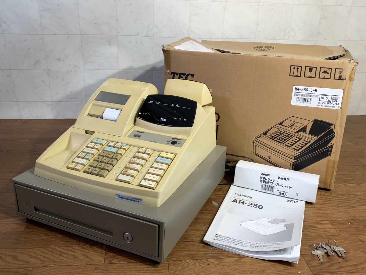 ジャンク品☆ TEC レジスター MA-550 Shallot Ⅱ